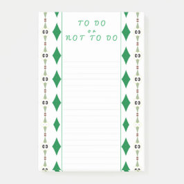 Pfau zu tun oder nicht zu tun post-it klebezettel