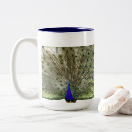 Pfau Zweifarbige Tasse