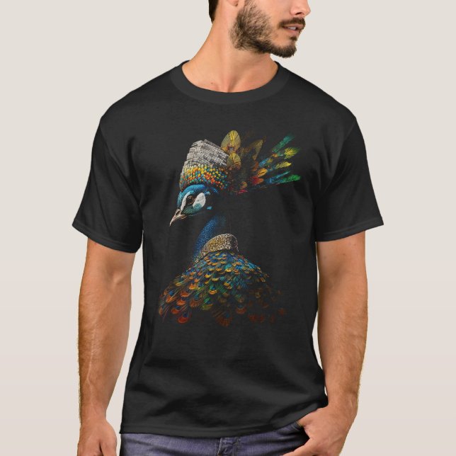 Pfaue Art Colorado T-Shirt (Vorderseite)
