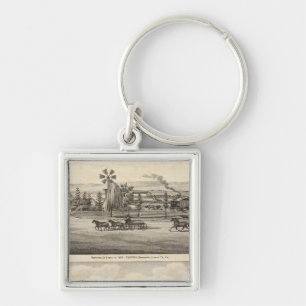 Pfaue, Willow Glen Schlüsselanhänger