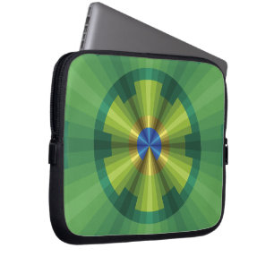 Pfauen-Illusions-Laptop-Hülle Laptopschutzhülle