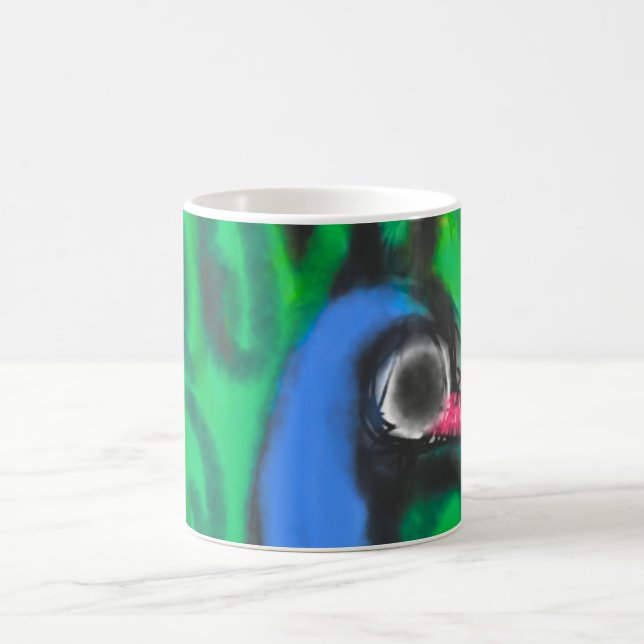 Pfauen-Kaffeetasse Kaffeetasse (Mittel)