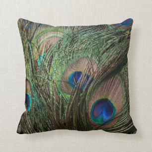 Pfauen-Kissen Kissen