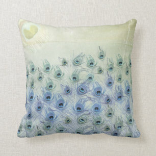 Pfauen-Meer-Fantasie-Deco-Kissen Kissen