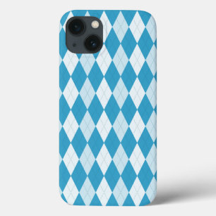 Pfauenblau Argyle kleine Diamantform Case-Mate iPhone Hülle