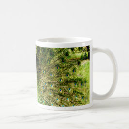 Pfauendarstellungsfarben Tasse