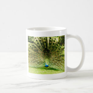 Pfauendarstellungsfarben Tasse