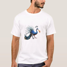 Pfauendesign T-Shirt