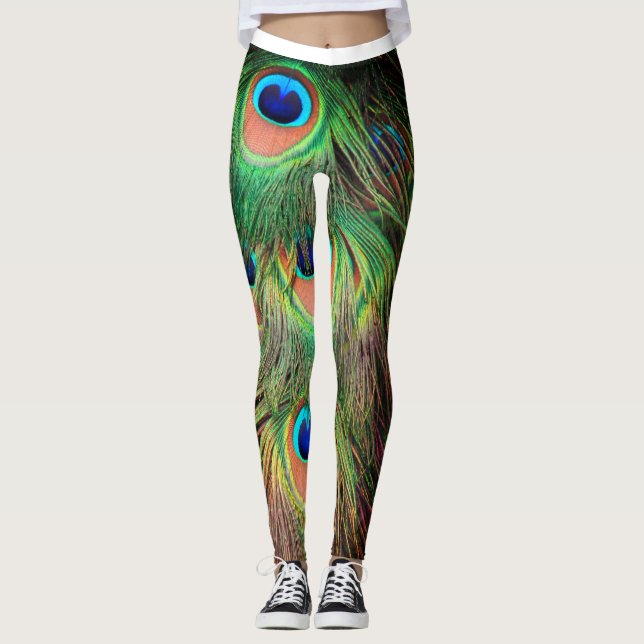 Pfauenfeathers 3 leggings (Vorderseite)