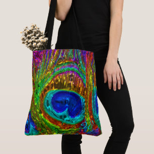 Pfauenfeathers GlassArt1 All-over-Print Tote Bag