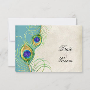 PfauenFeathers UAWG Response Cards RSVP Karte