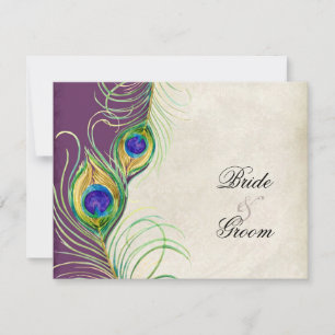 PfauenFeathers UAWG Response Cards RSVP Karte