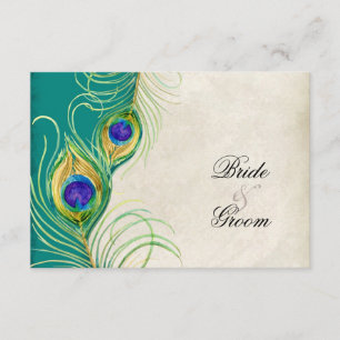PfauenFeathers UAWG Response Cards RSVP Karte