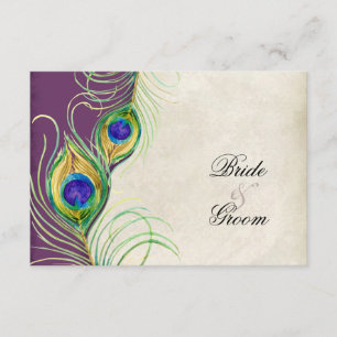 PfauenFeathers UAWG Response Cards RSVP Karte