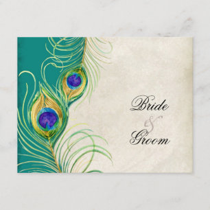 PfauenFeathers UAWG Response Cards RSVP Karte