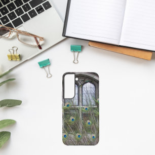 Pfauenfeathers und gotische Windows Samsung Galaxy Hülle