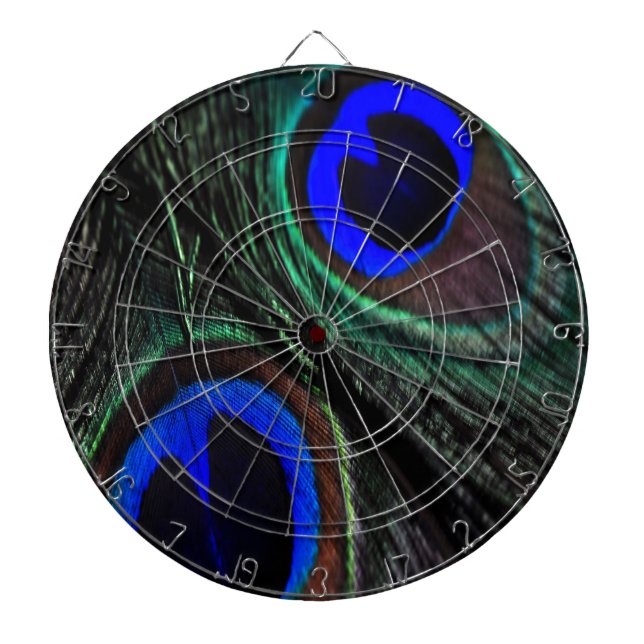 Pfauenfeder Dartscheibe (vorne)