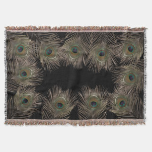 Pfauenfeder Decke