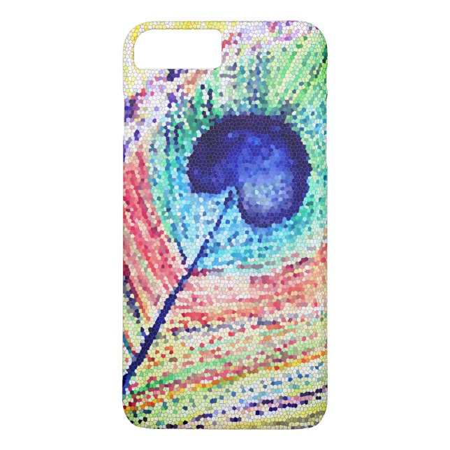 Pfauenfeder-Etuis Case-Mate iPhone Hülle (Rückseite)