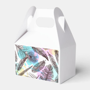 Pfauenfeder Geschenkschachtel