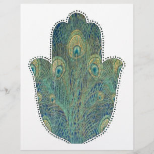 Pfauenfeder Hamsa Flyer
