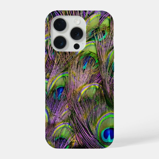 Pfauenfeder  iPhone hülle (Rückseite)