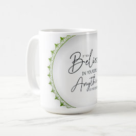 Pfauenfeder Krishna Lebensgedanken Kaffeetasse