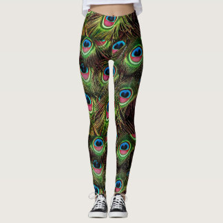 Pfauenfeder Leggings