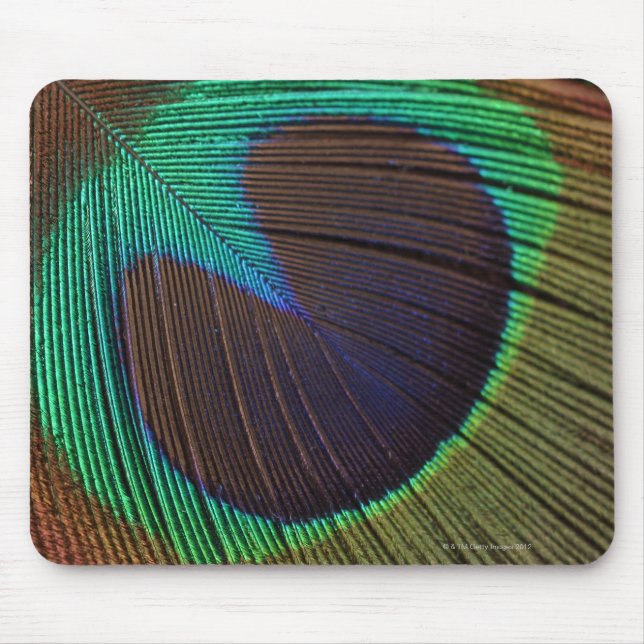 Pfauenfeder Mousepad (Vorne)