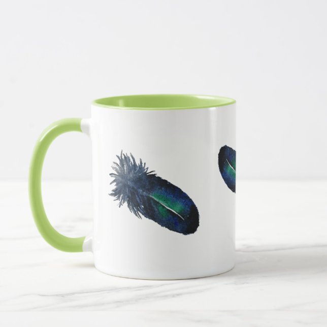 Pfauenfeder-Tasse  Tasse (Links)