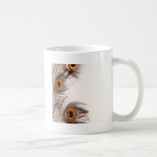 Pfauenfederhalter Kaffeetasse