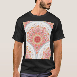 PfauenFedern, Blumenrundschmuck. T-Shirt