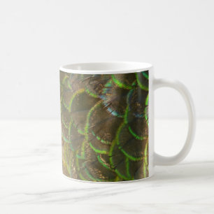 PfauenFedern III (Weiblich) Subtile Natur Kaffeetasse
