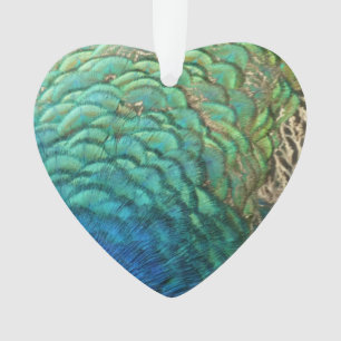 PfauenFedern in farbenprächtiger Abstrakter Natur Ornament