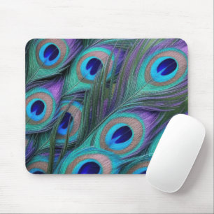 Pfauenfedern Mousepad