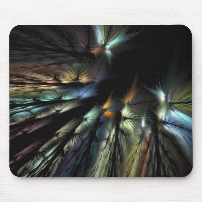 Pfauenfedern Mousepad (Vorne)