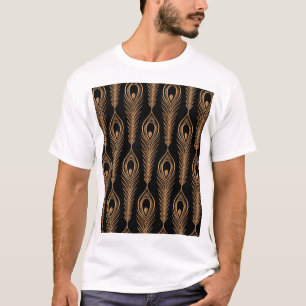 PfauenFedern, orientalisches Luxusmuster. T-Shirt