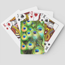 Pfauenfüße spielen Karten Spielkarten