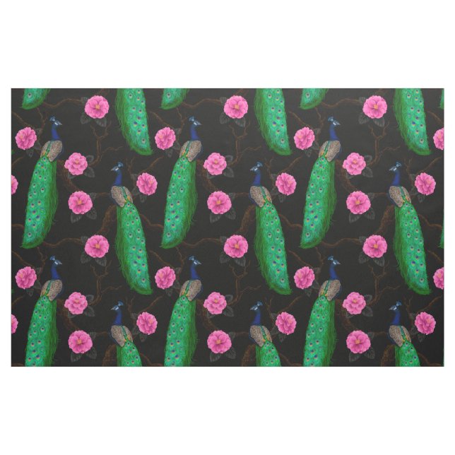 Pfauengarten Stoff (Fat Quarter (45,7 x 55,9 cm))