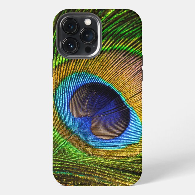 Pfauengeschmücktes Case-Mate iPhone Case Hülle (Rückseite)