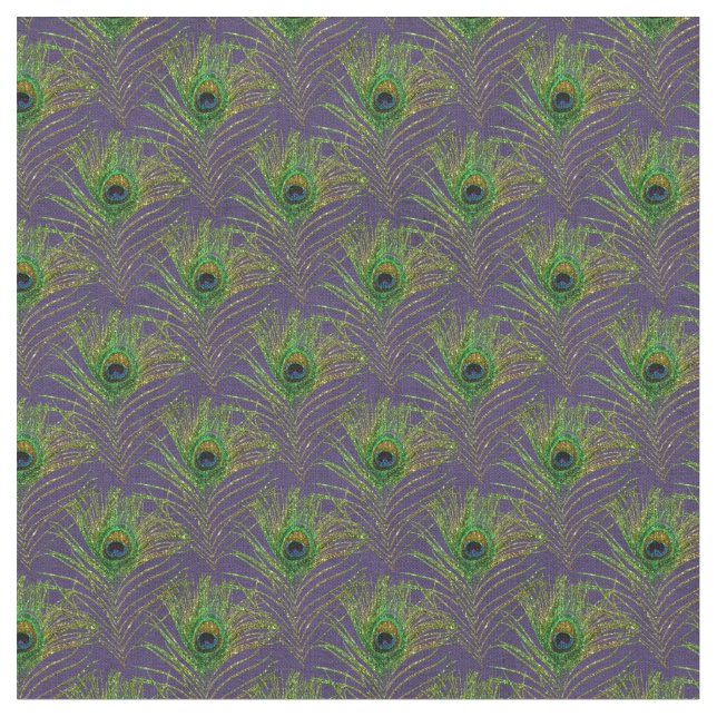 Pfauenglanz Stoff (Nahaufnahme)