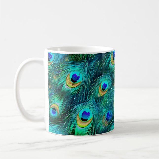 Pfauenglorie Kaffeetasse (Links)