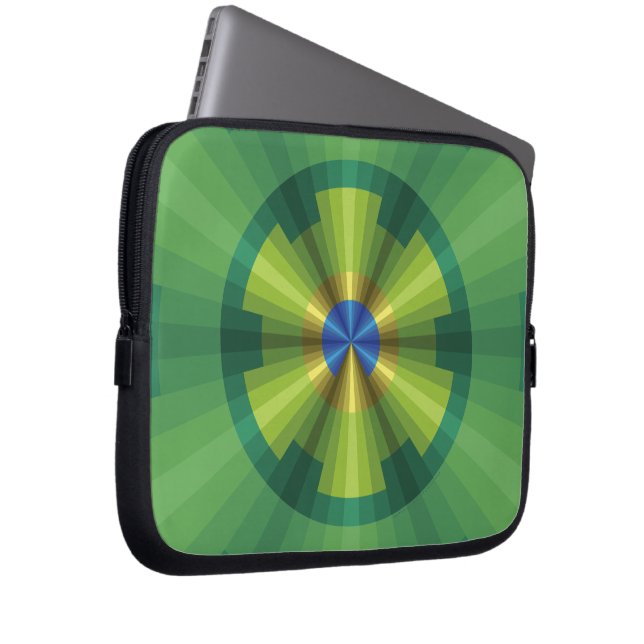 PfauenIllusion Laptop-Fall Laptopschutzhülle (Vorne Rechts)