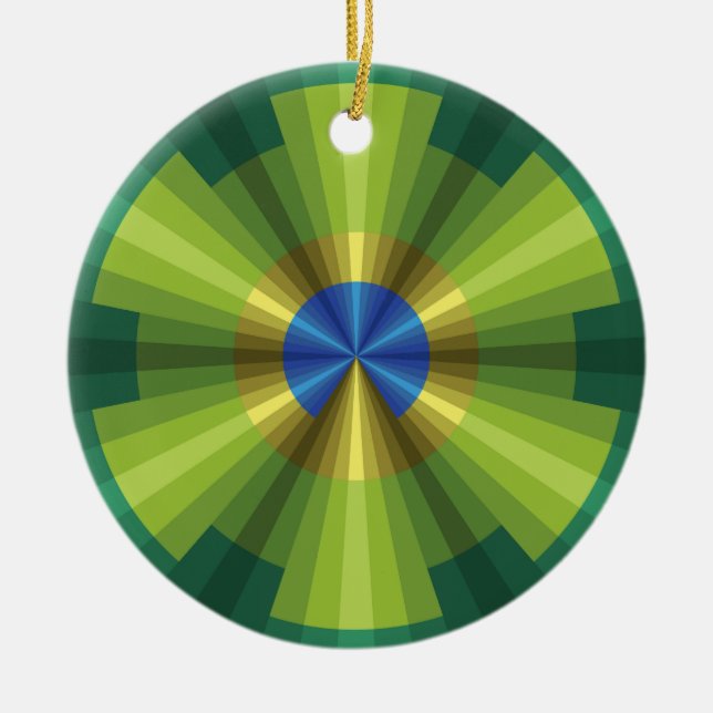 PfauenIllusion Ornament (Vorne)