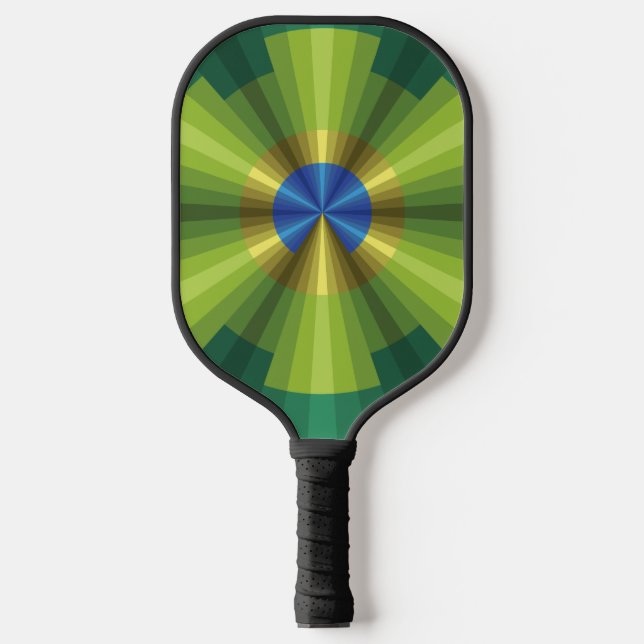 PfauenIllusion Pickleball Schläger (Vorderseite)