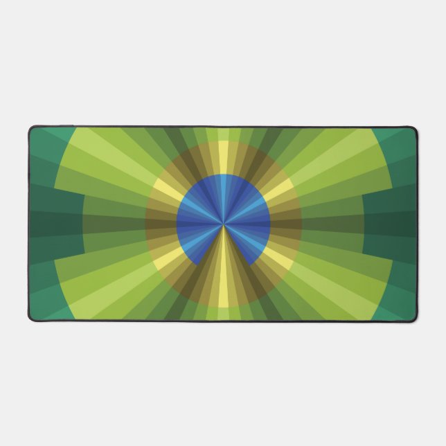 PfauenIllusion Schreibtischunterlage (Vorderseite)