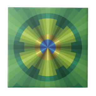 Pfauenillusion Tile Fliese