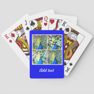 Pfauenkunst Spielkarten