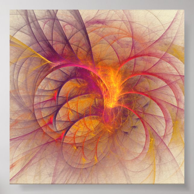 Pfauenleuchte Poster (Vorne)