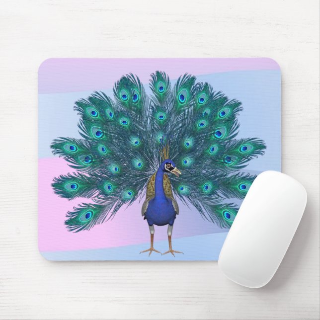 Pfauenmäuse Pad! Mousepad (Mit Mouse)